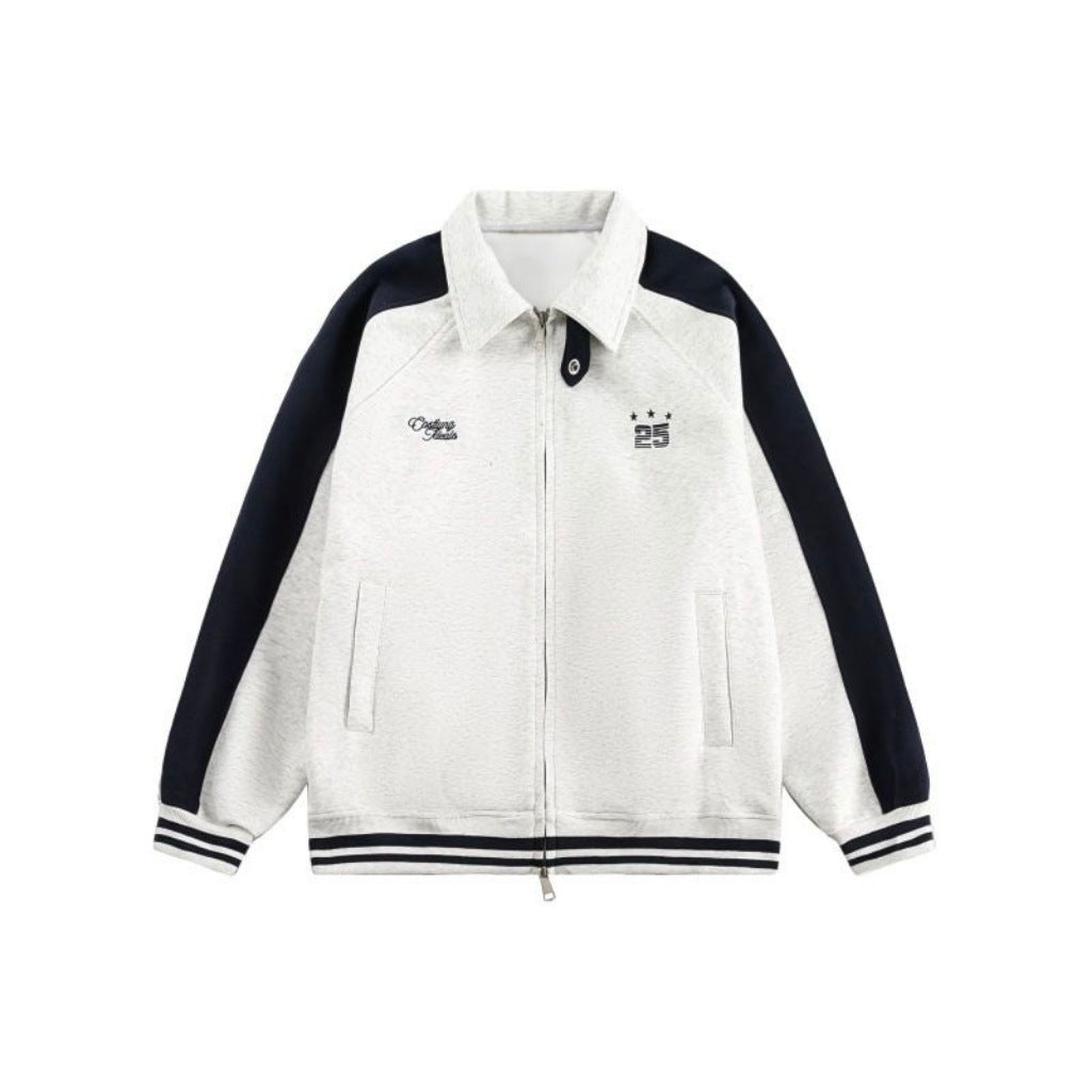 Womens Casual Sporty Jacket With A Stand-up Collar