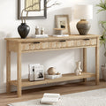 U_Style 58.3'' Fir Veneer Entryway Table