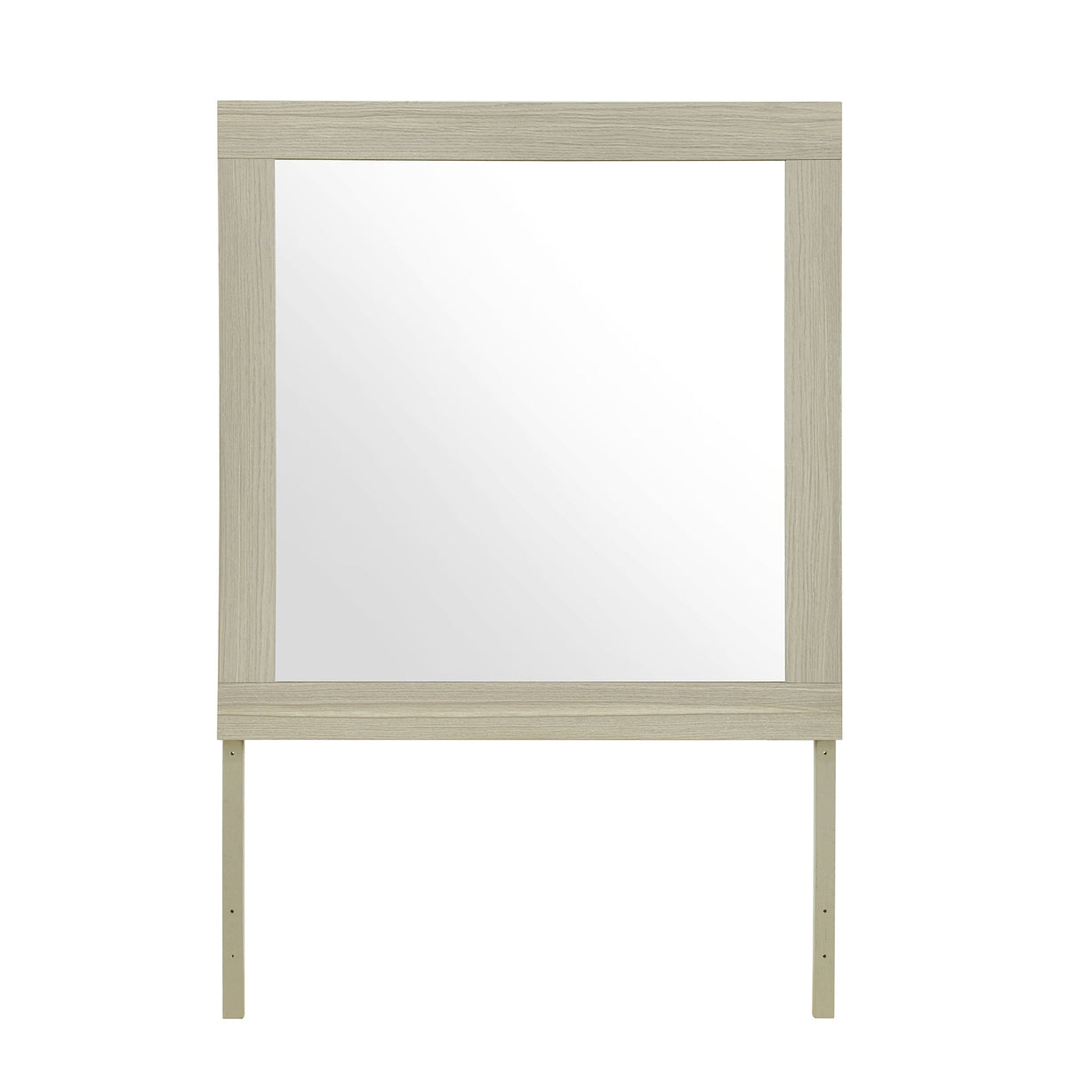 Elsa Natural Finish Large Scale Vanity Mirror