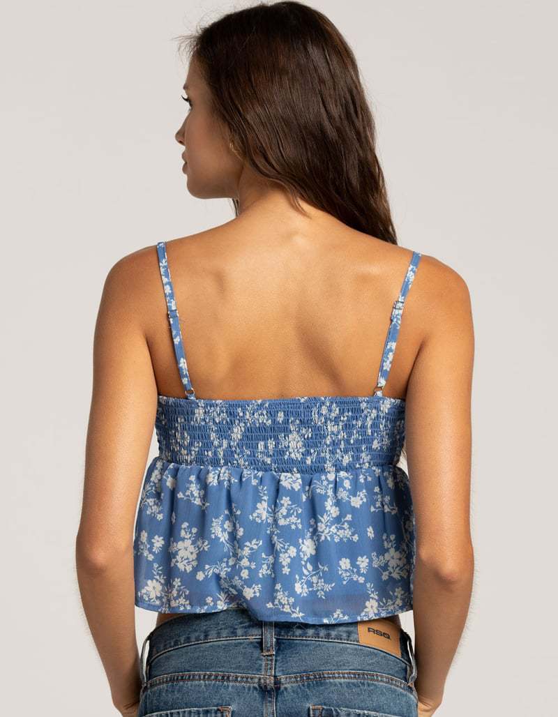 Womens Casual Versatile Printed Camisole Top