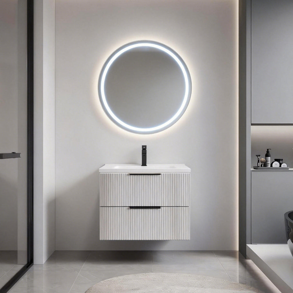 30 Inch Bathroom Vanity Cabinet With Ceramic Sink