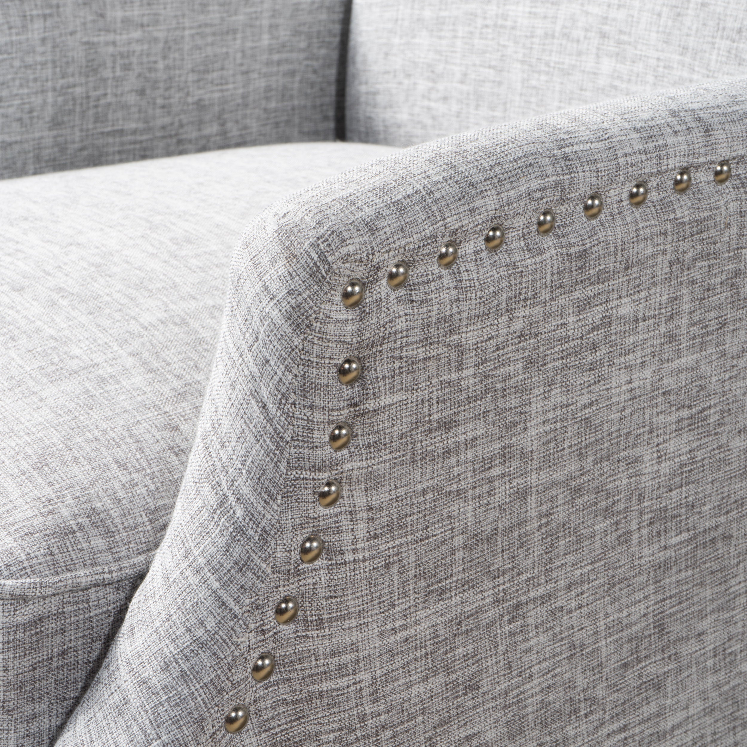 Modern Fabric Pushback Recliner Chair