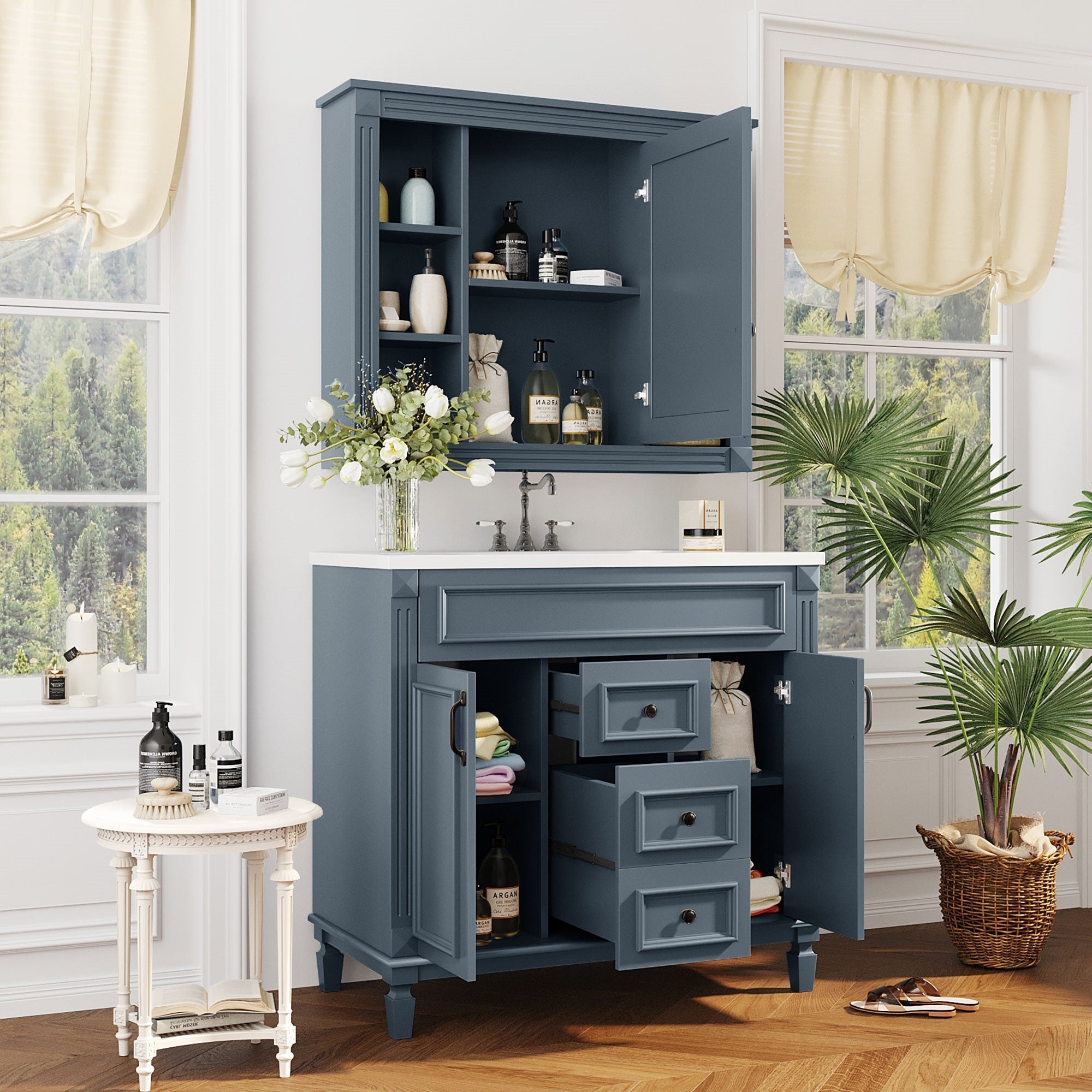 36'' Bathroom Vanity with Top Sink, Royal