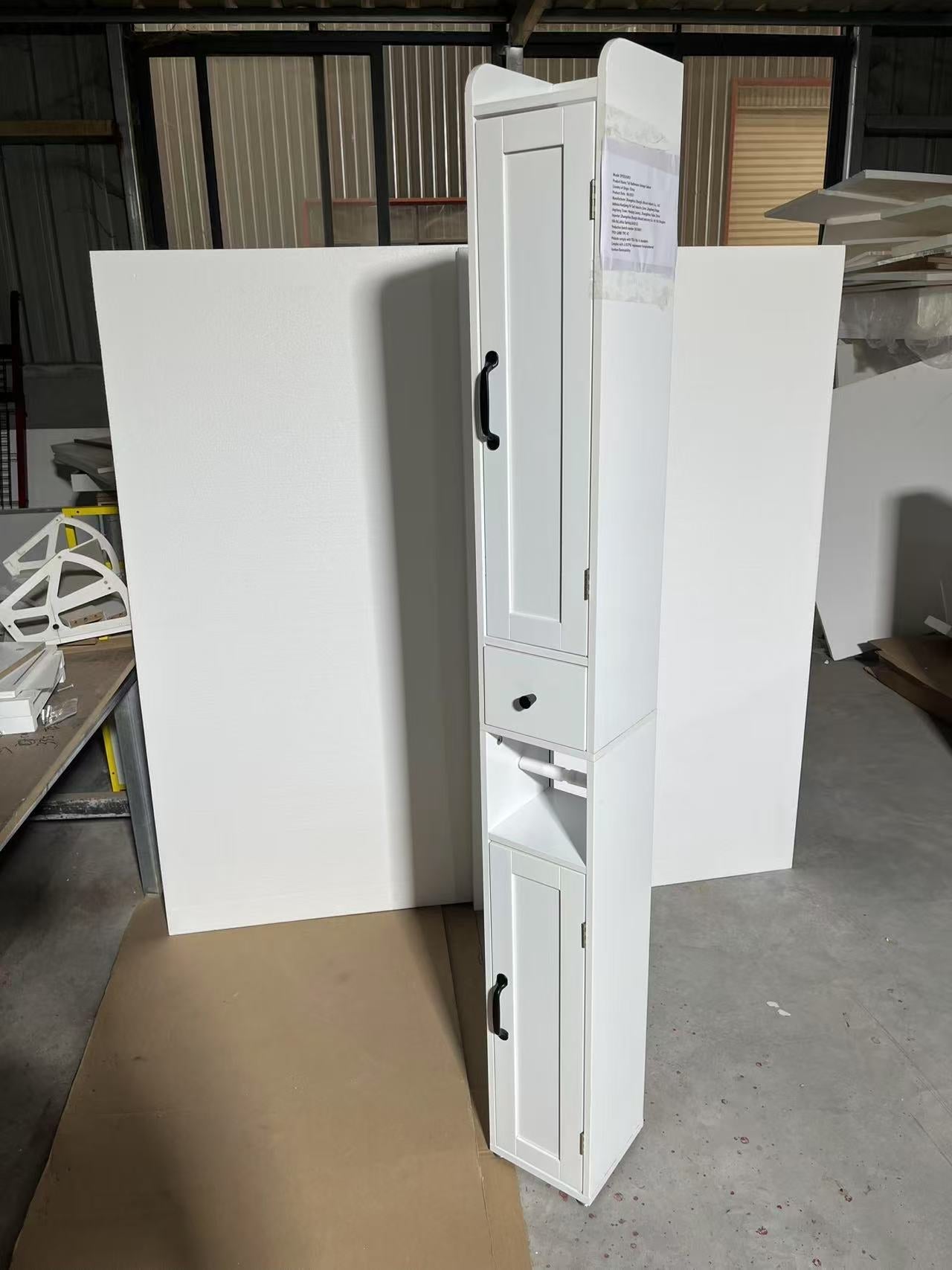 67.51" Tall Bathroom Storage Cabinet