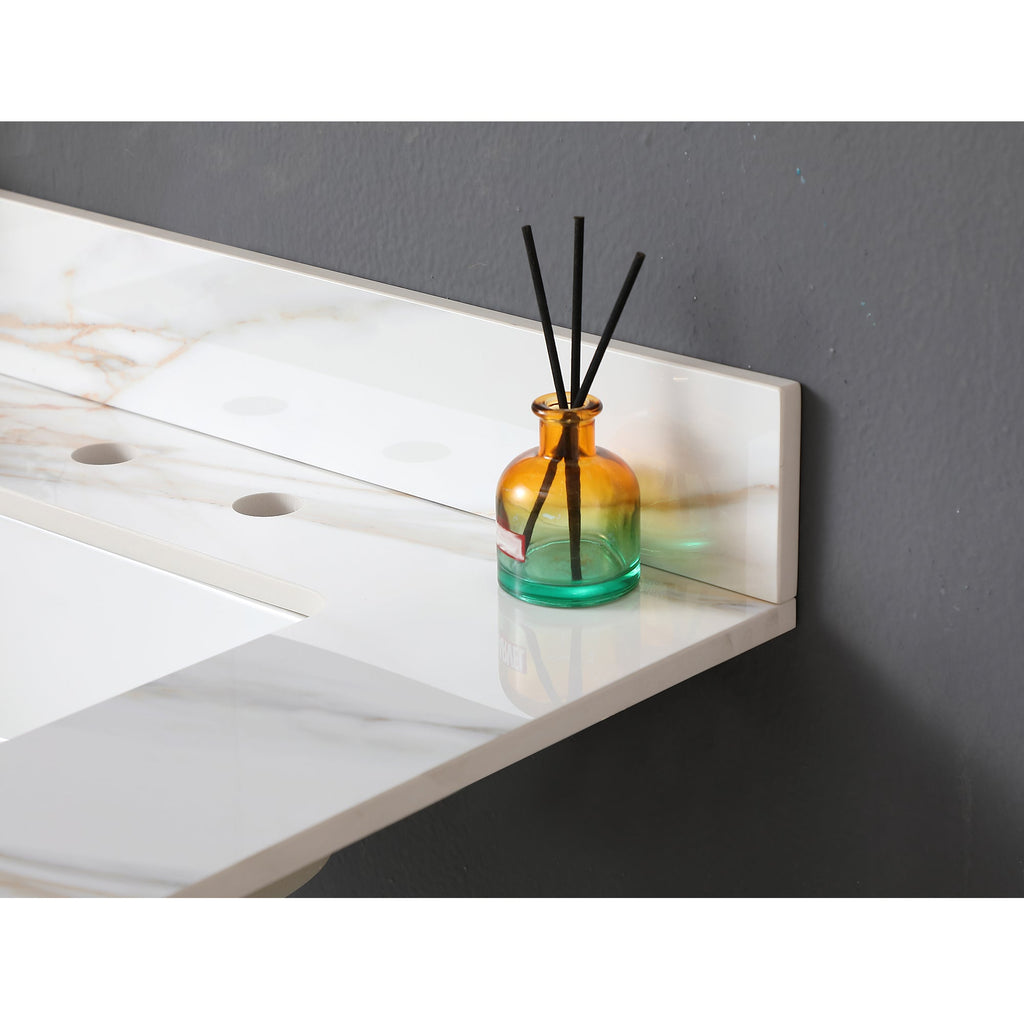 31 Inch Carrara Marble Vanity Top
