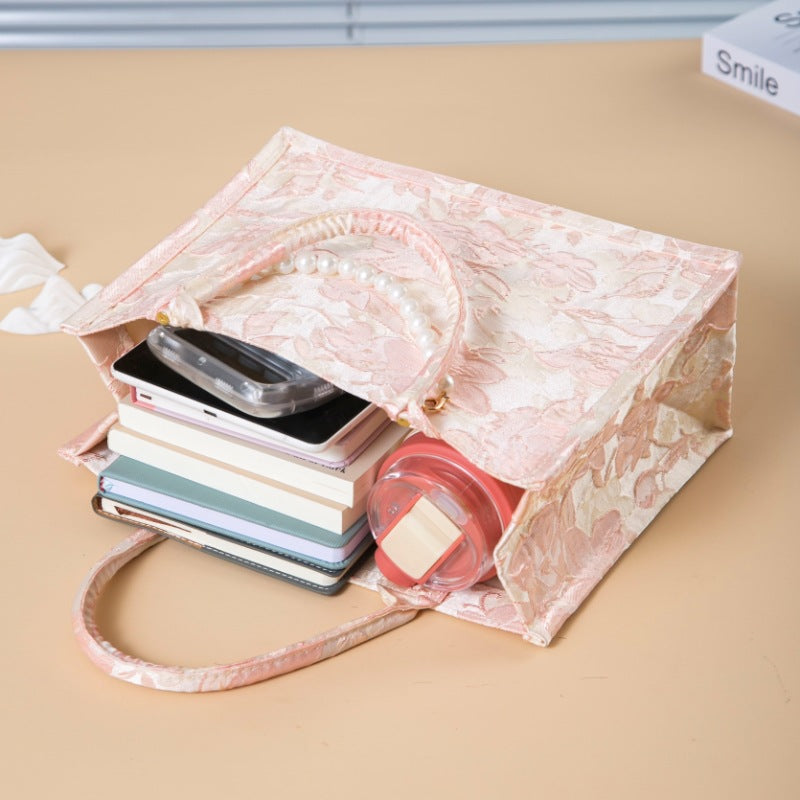 Relief-printed Souvenir Canvas Gift Bag