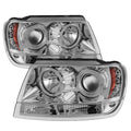 Spyder Jeep Grand Cherokee 99-04 Projector Headlights LED Halo LED Chrm - PRO-YD-JGC99-HL-C 5011152