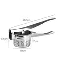 Stainless Steel Garlic Press — Heavy Duty Manual Garlic Mincer & Crusher