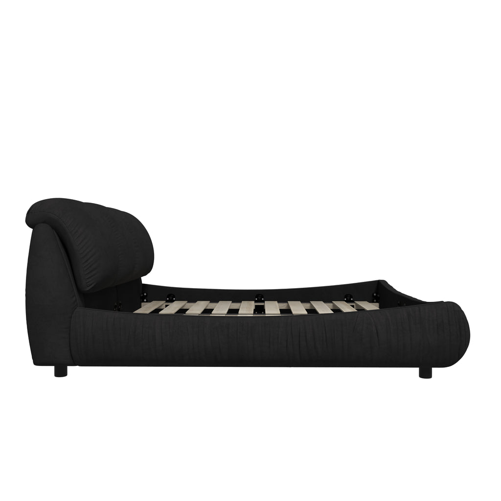Queen Size Luxury Upholstered Platform Bed