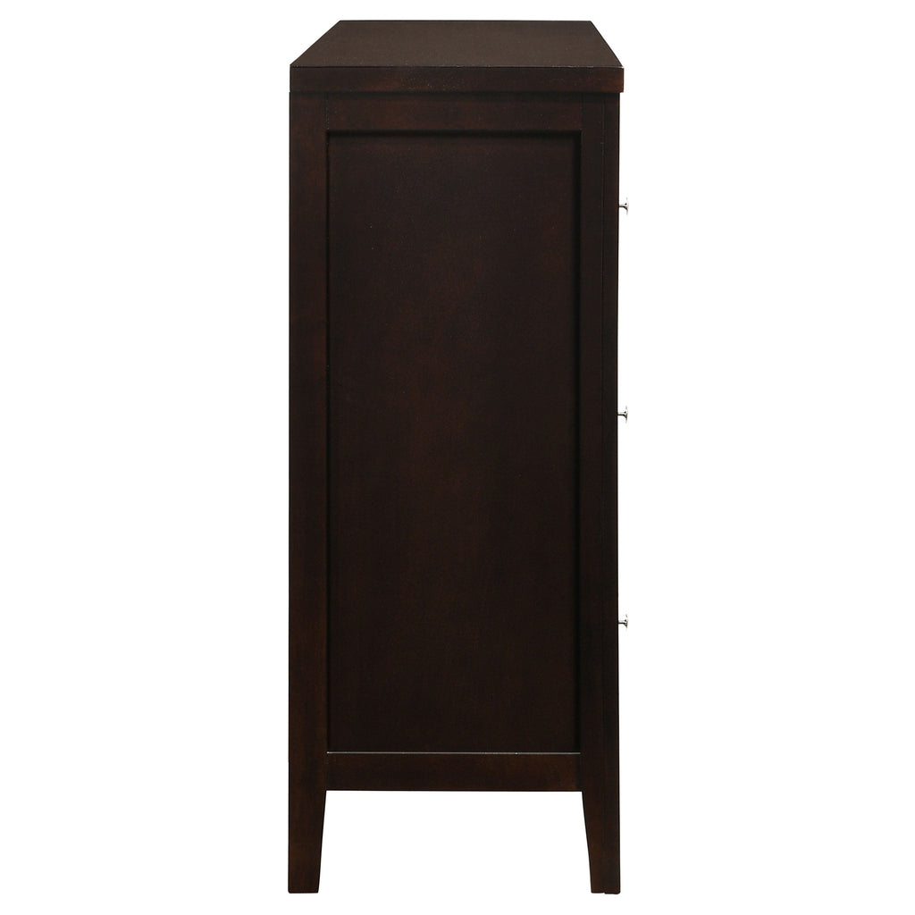 Wedgewood Cappuccino 6-Drawers Dresser