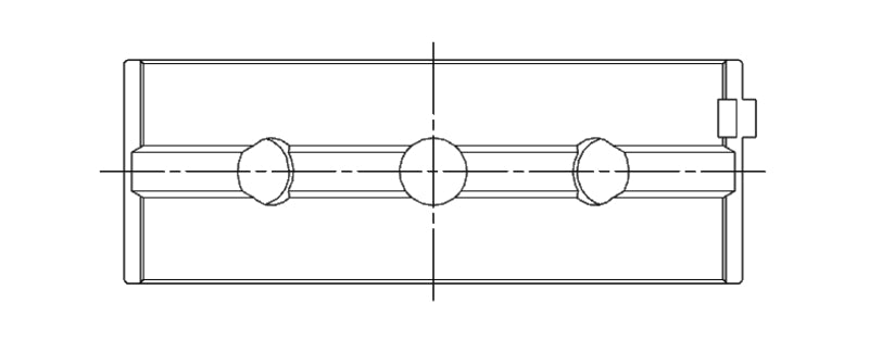 ACL Toyota 1RZ, 2RZ, 2TZ, 3RZ Inline 4 .25mm Oversized High Performance Main Bearing Set 5M8378H-.25