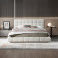 Hudson Upholstered Platform Bed Frame