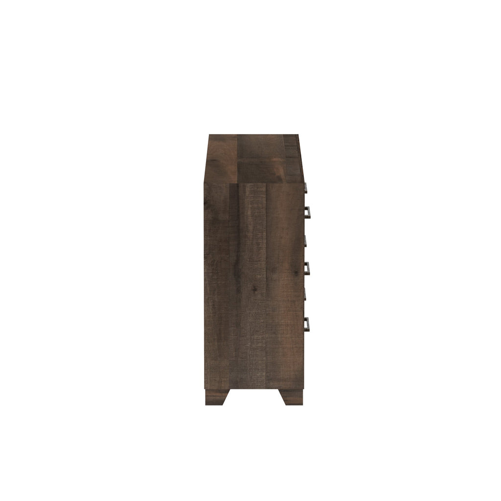 Brown 6-Drawer Dresser