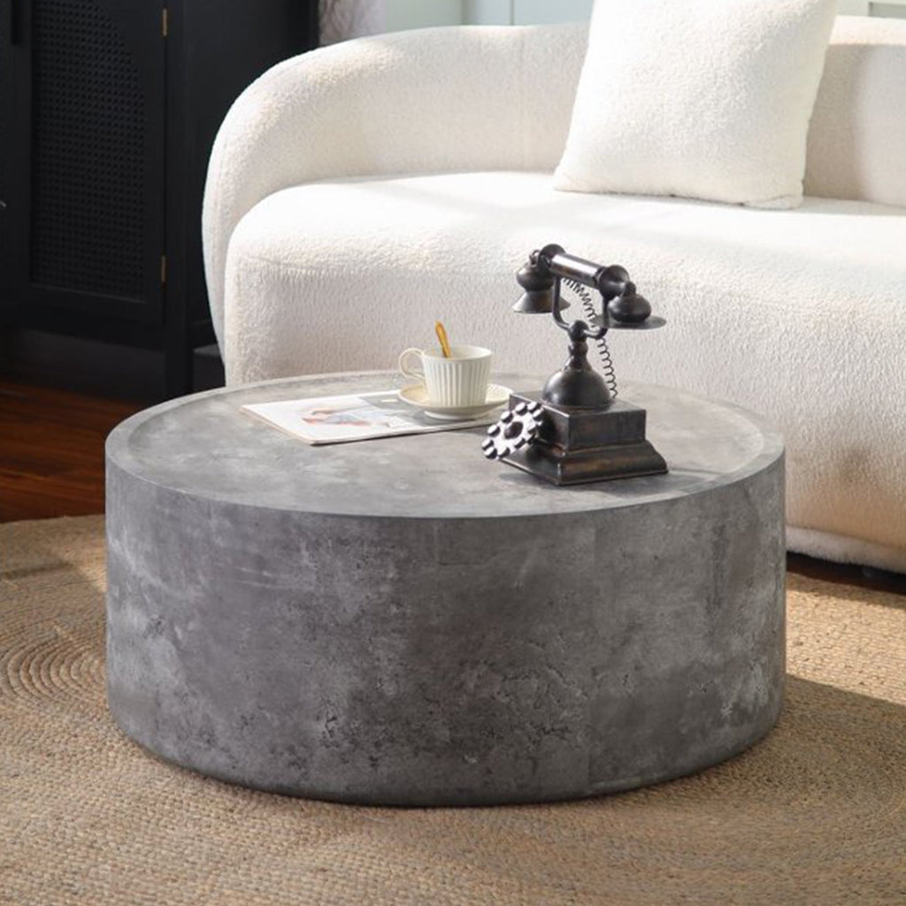 31.5'' Round Coffee Table with Mars Pattern