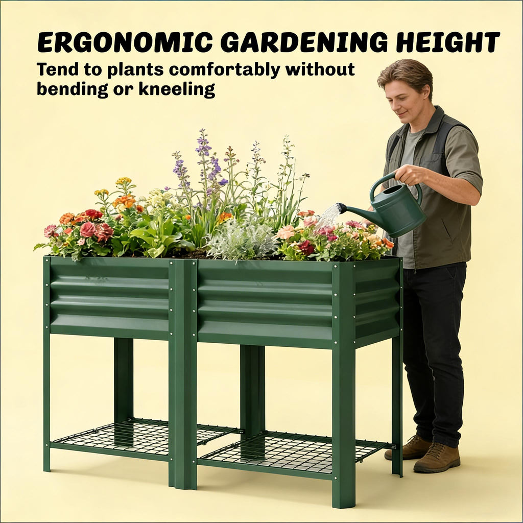 Outdoor Elevated Planter Box