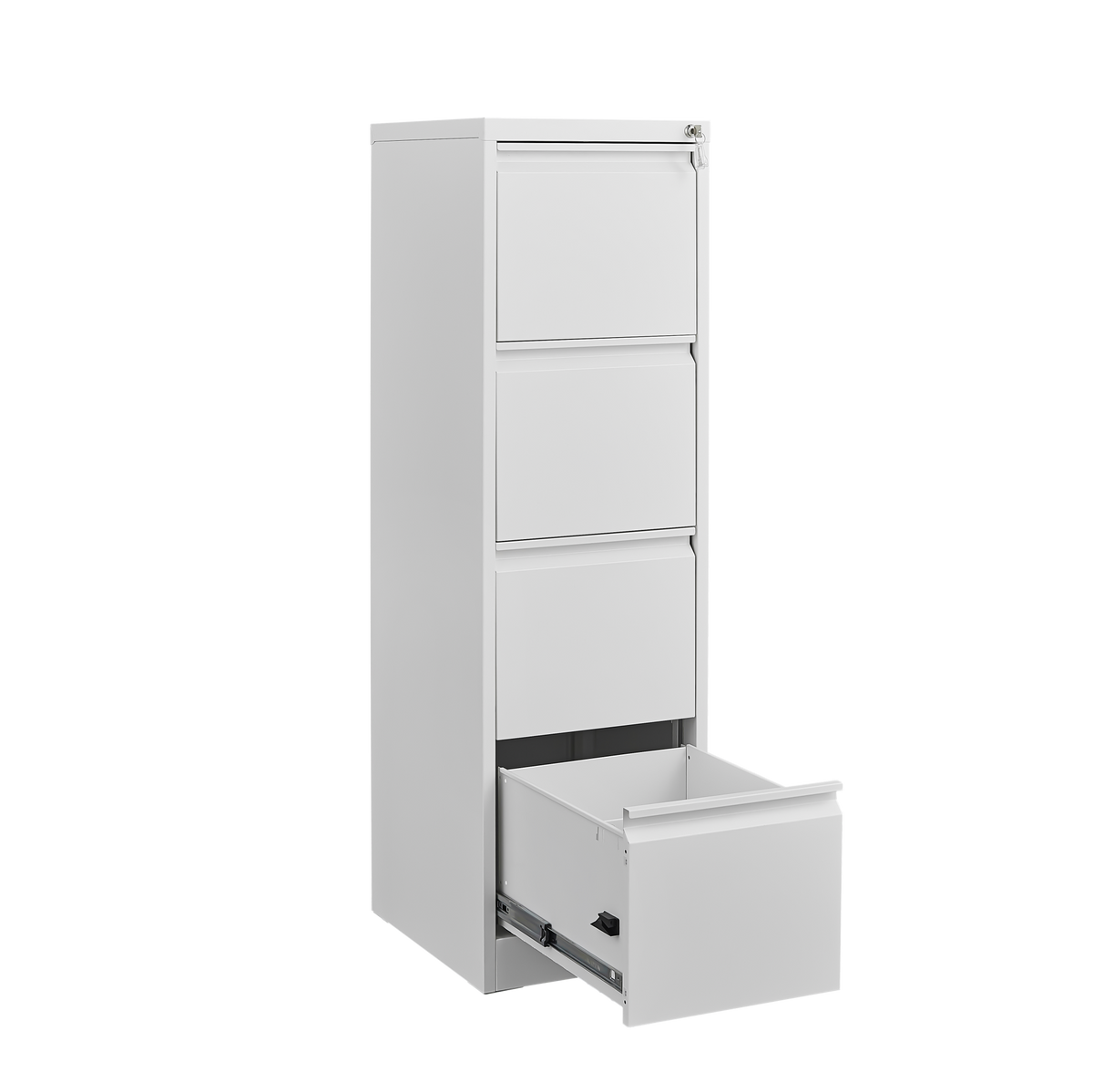 4 Drawer Vertical File Cabinet with Lock