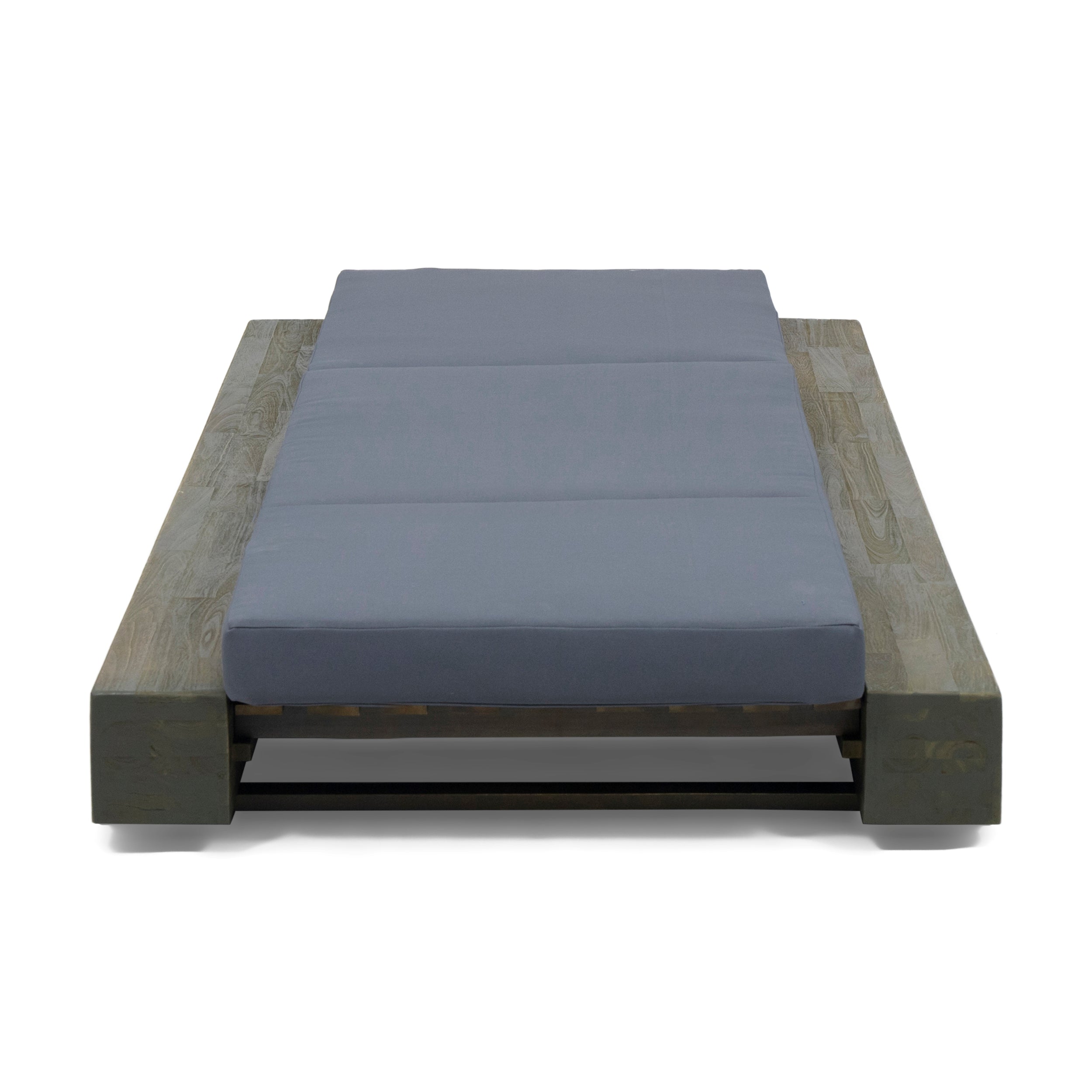 Gray Broadway/Ian Chaise Lounge Cushion (Triple Folds)