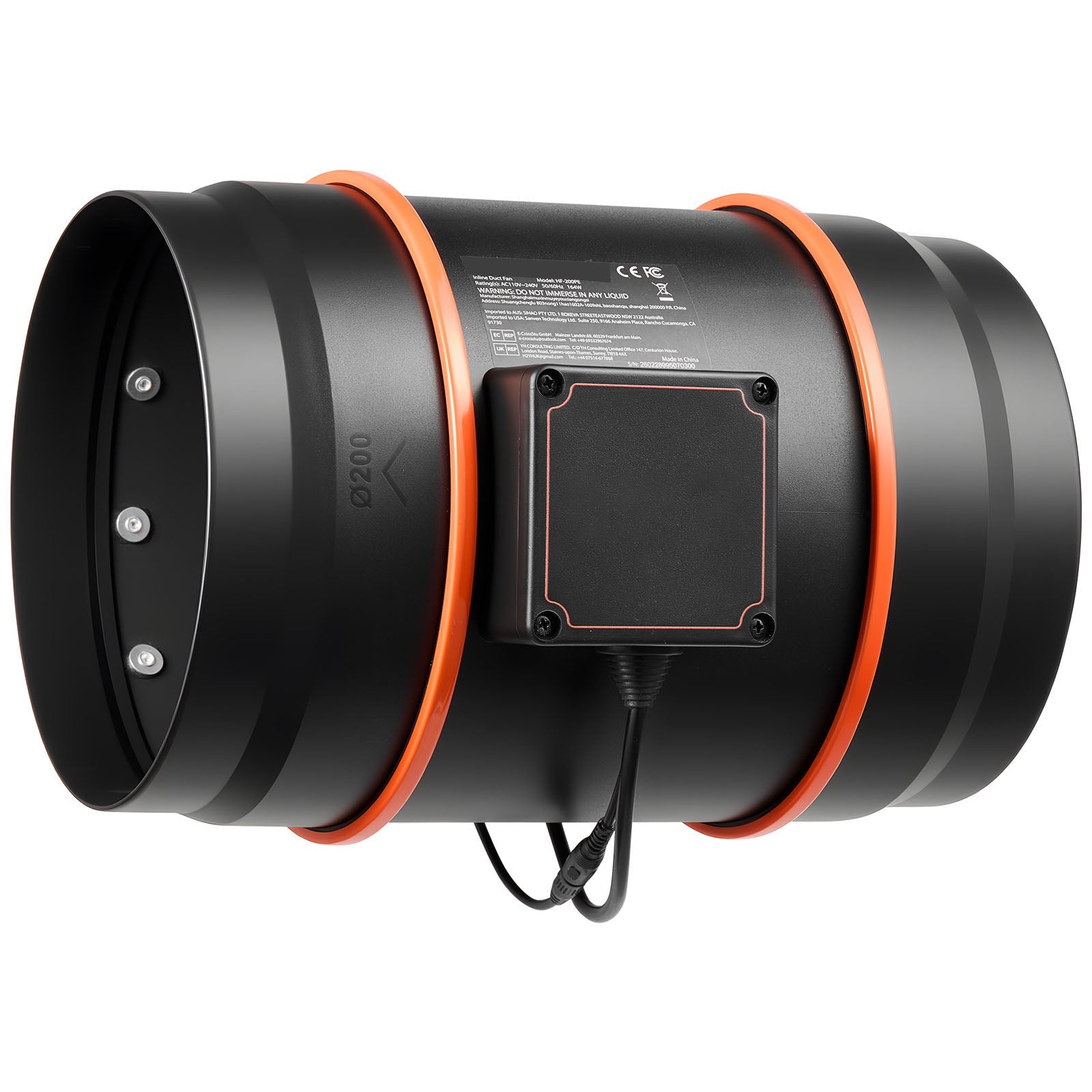 Inline Duct Fan with EC Motor – 807 CFM