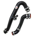 HPS Performance HPS Intercooler Hot Charge Pipe and Cold Side with Black Hoses 15-17 Ford Mustang Ecoboost 2.3L Turbo, Black