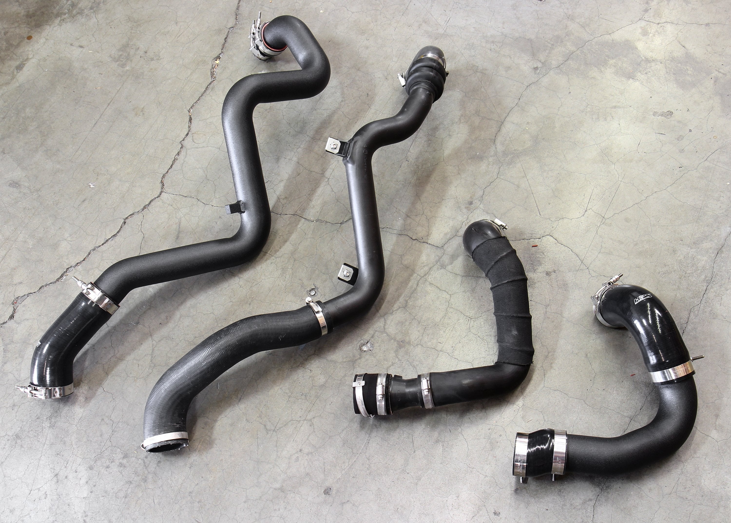 HPS Performance HPS Intercooler Hot Charge Pipe and Cold Side, 2016-2018 Ford Focus RS 2.3L Turbo