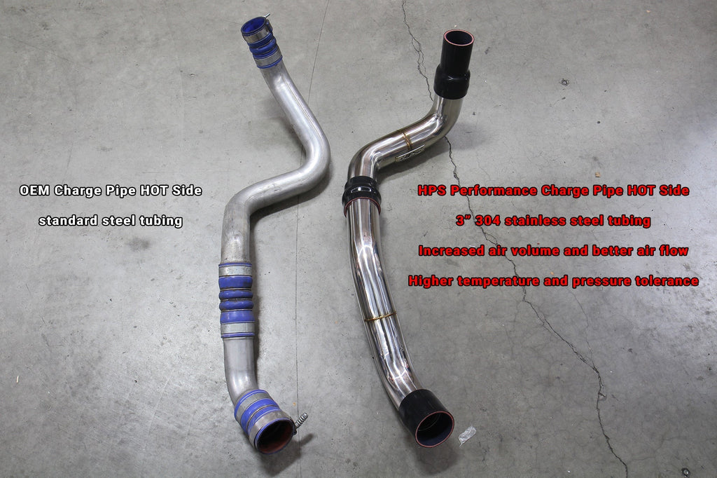 HPS Performance HPS Intercooler Charge Pipe Chevrolet 2013-2016 Silverado 3500 HD 6.6L Duramax Diesel Turbo LML