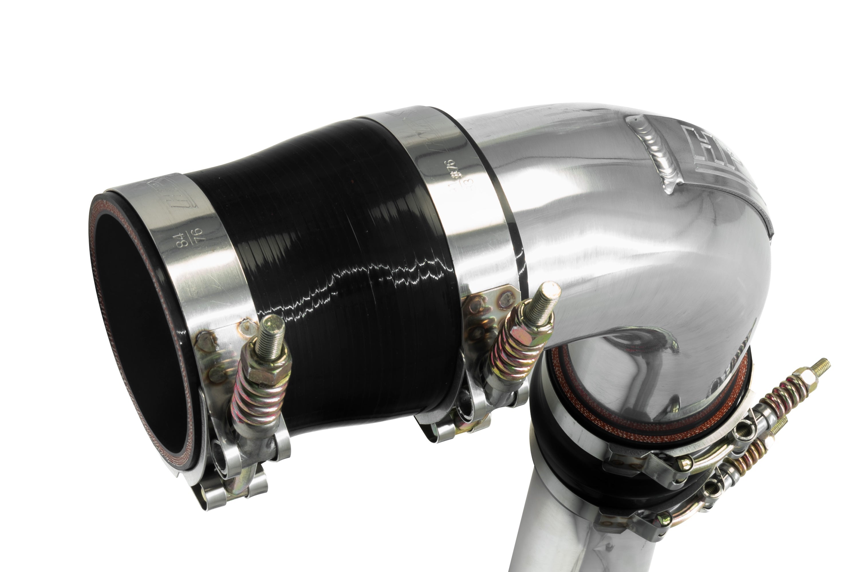 HPS Performance HPS Intercooler Charge Pipe Hot Side, 2017-2019 GMC Sierra 3500 HD Duramax 6.6L V8 Diesel Turbo L5P, 17-146