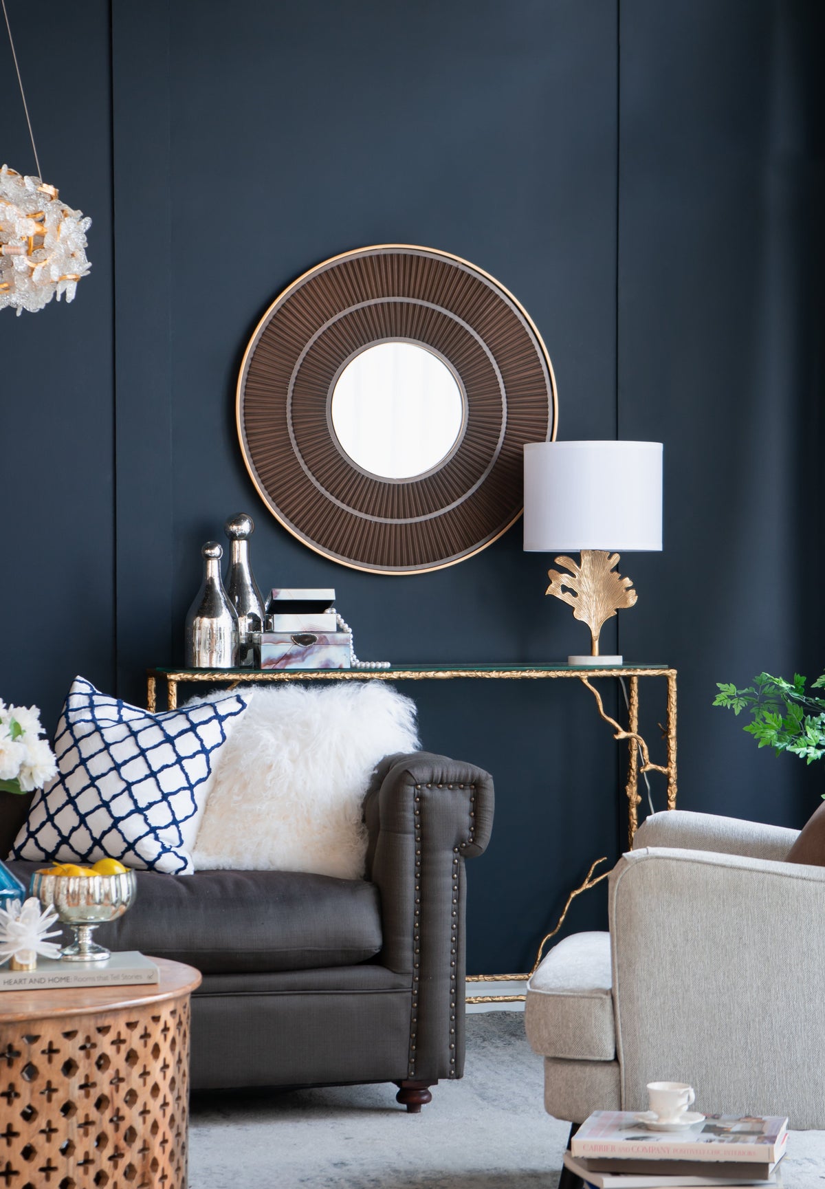 Elegant Table Lamp with Marble Base