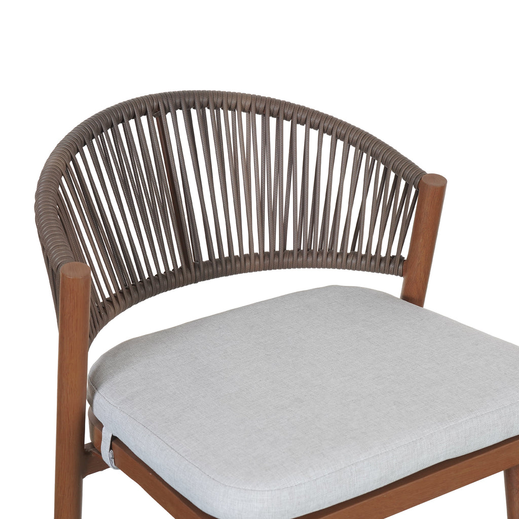 Outdoor 30.25" Seat Height Aluminum Frame Barstools
