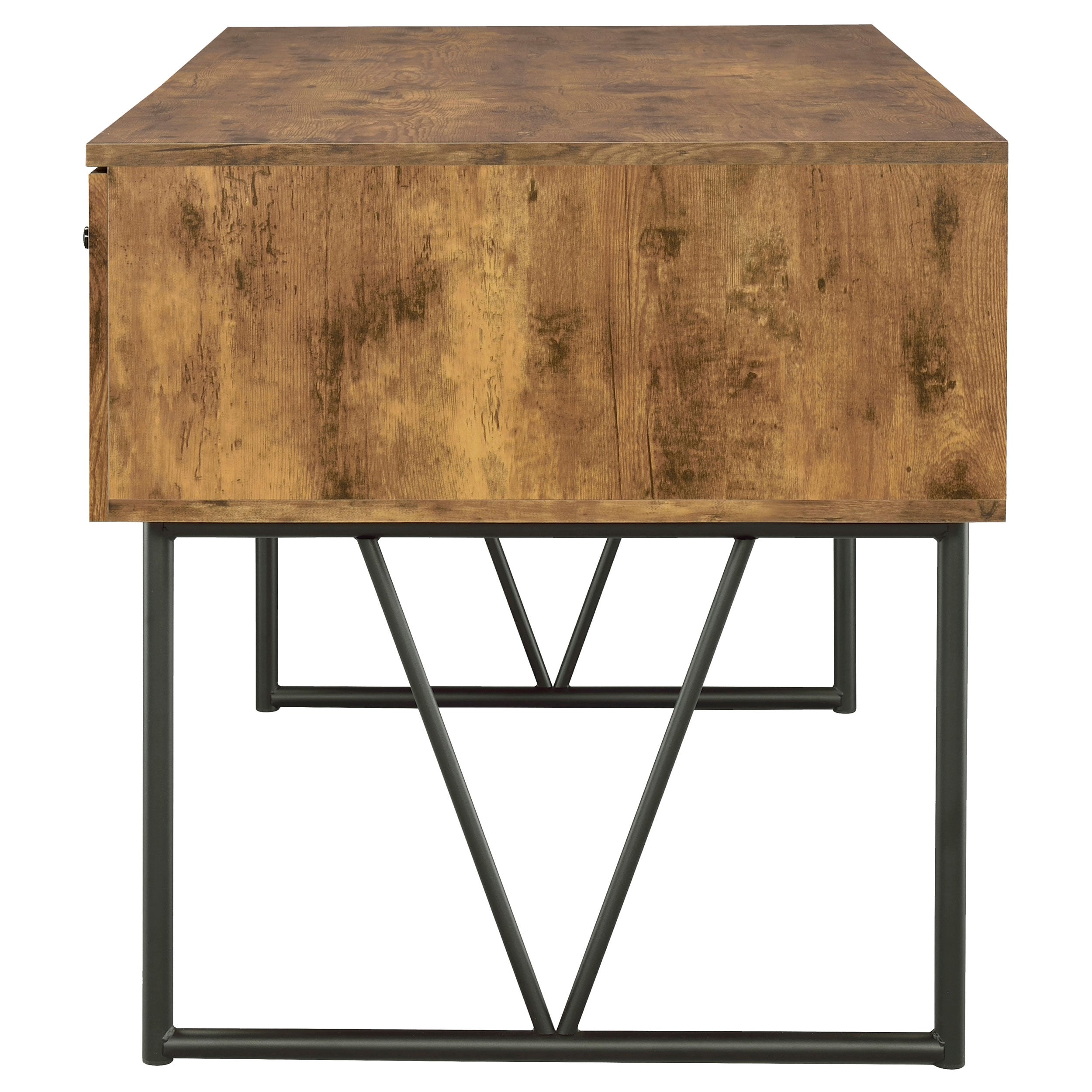 Sonoma Rustic Nutmeg 4-Drawer Writing Desk