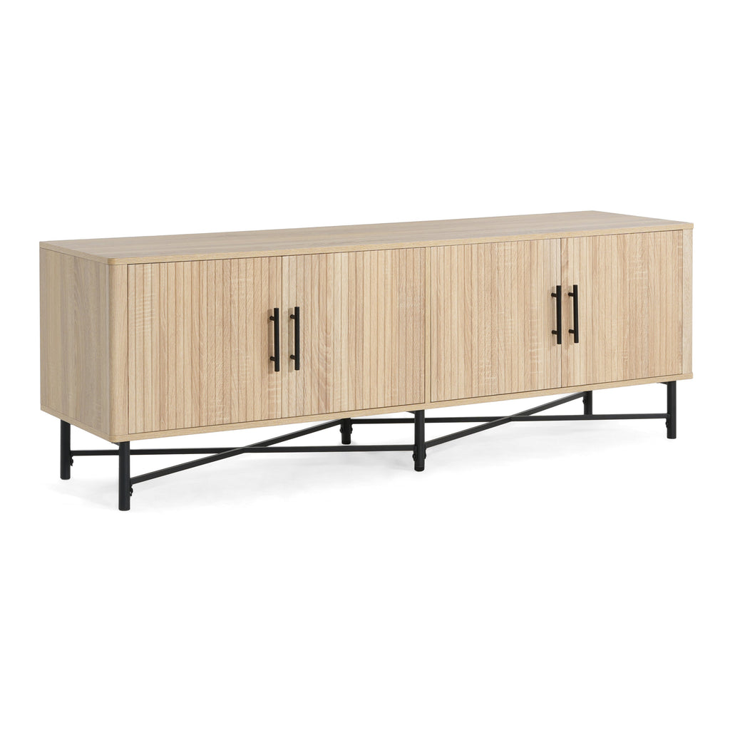 Functional 4-Door TV Cabinet