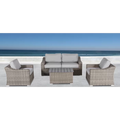 Stylish Fully Assembled 4-Person Wicker Sofa Seating Group