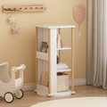 360° Rotating Kids Bookshelf with Chalkboard