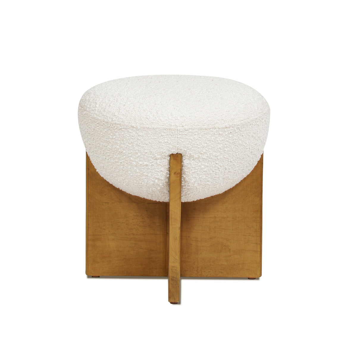 Bali 18.5" Round Upholstered Ottoman