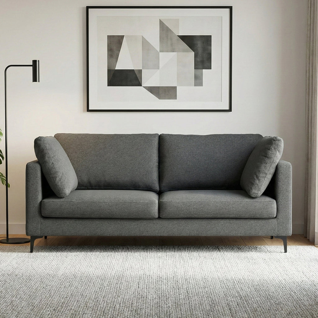 Ava 76 Inch Mid Century Sofa