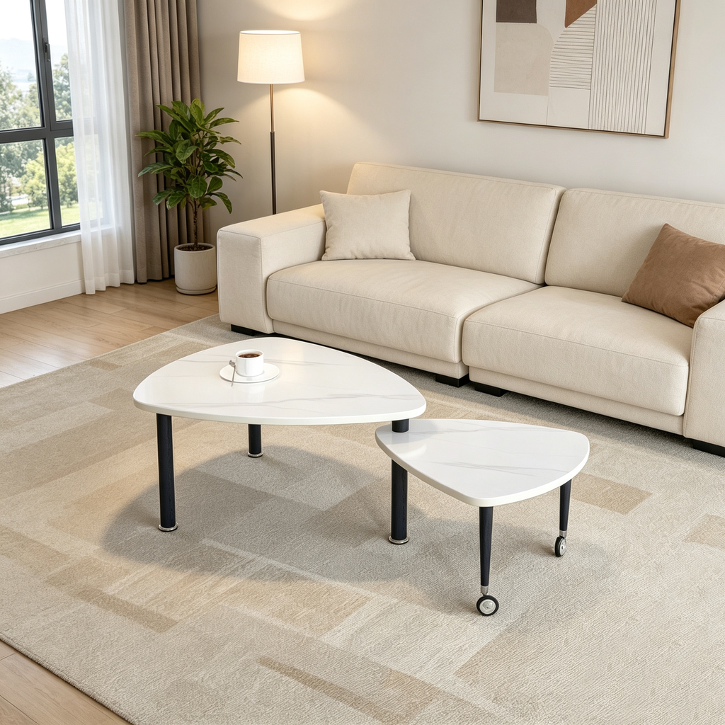 360 Degree Rotatable Coffee Table