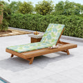 Lounge Chaise Set - Premium Acacia Wood with Cushions