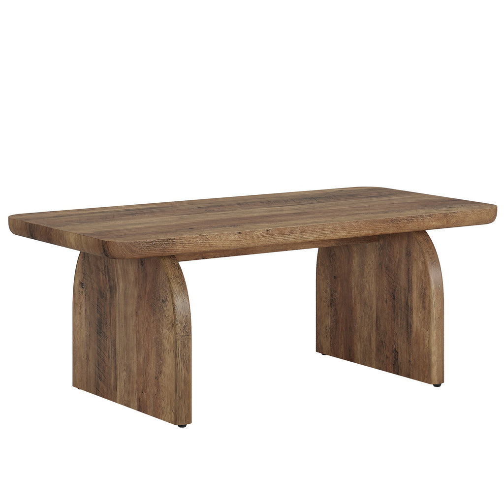47" Rustic Brown Rectangle Coffee Table