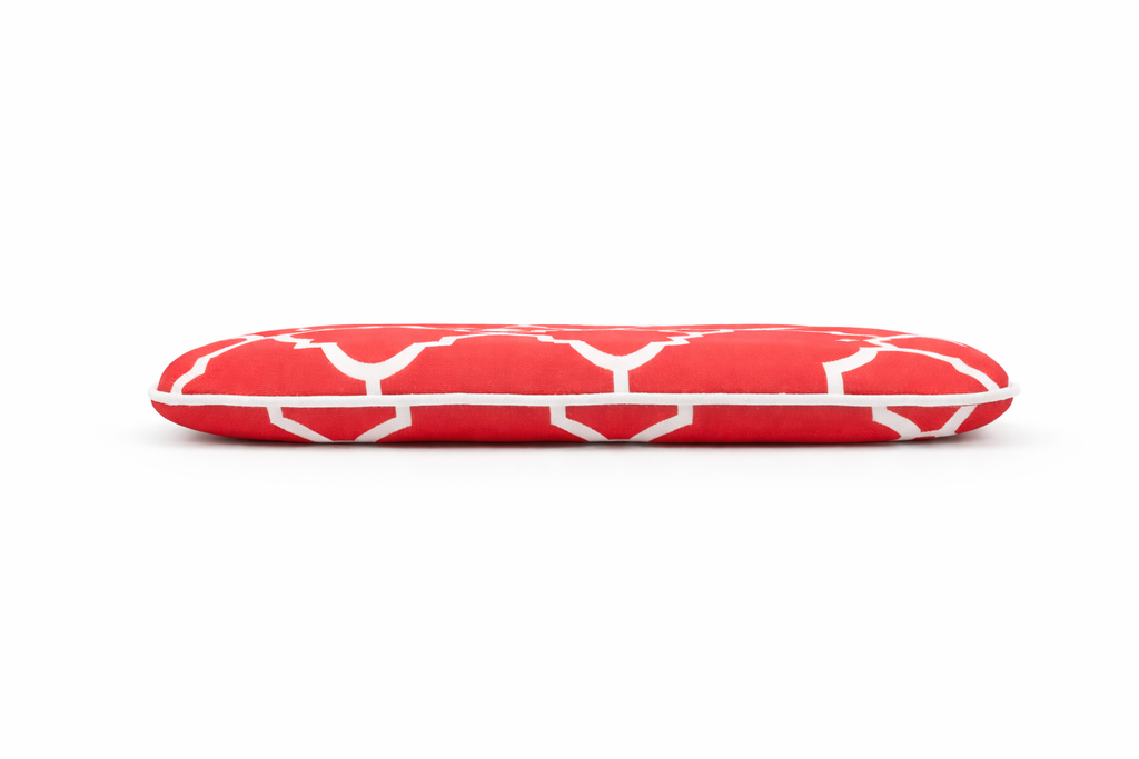 Outdoor Chair Cushions with Straps - Set of 4 Plaid