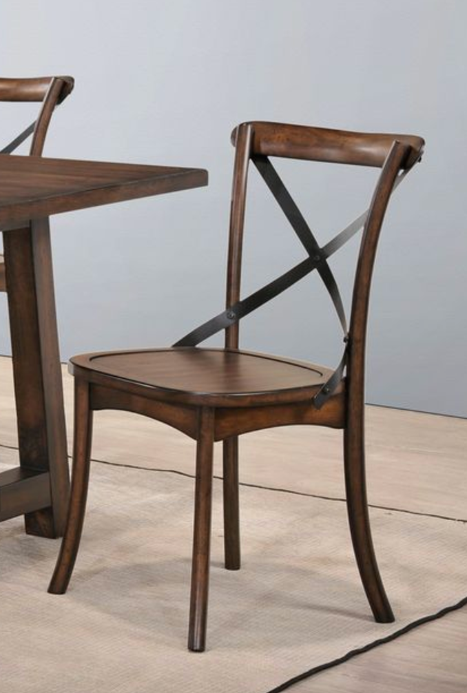 Kaelyn Dark Side Chairs Set of Two