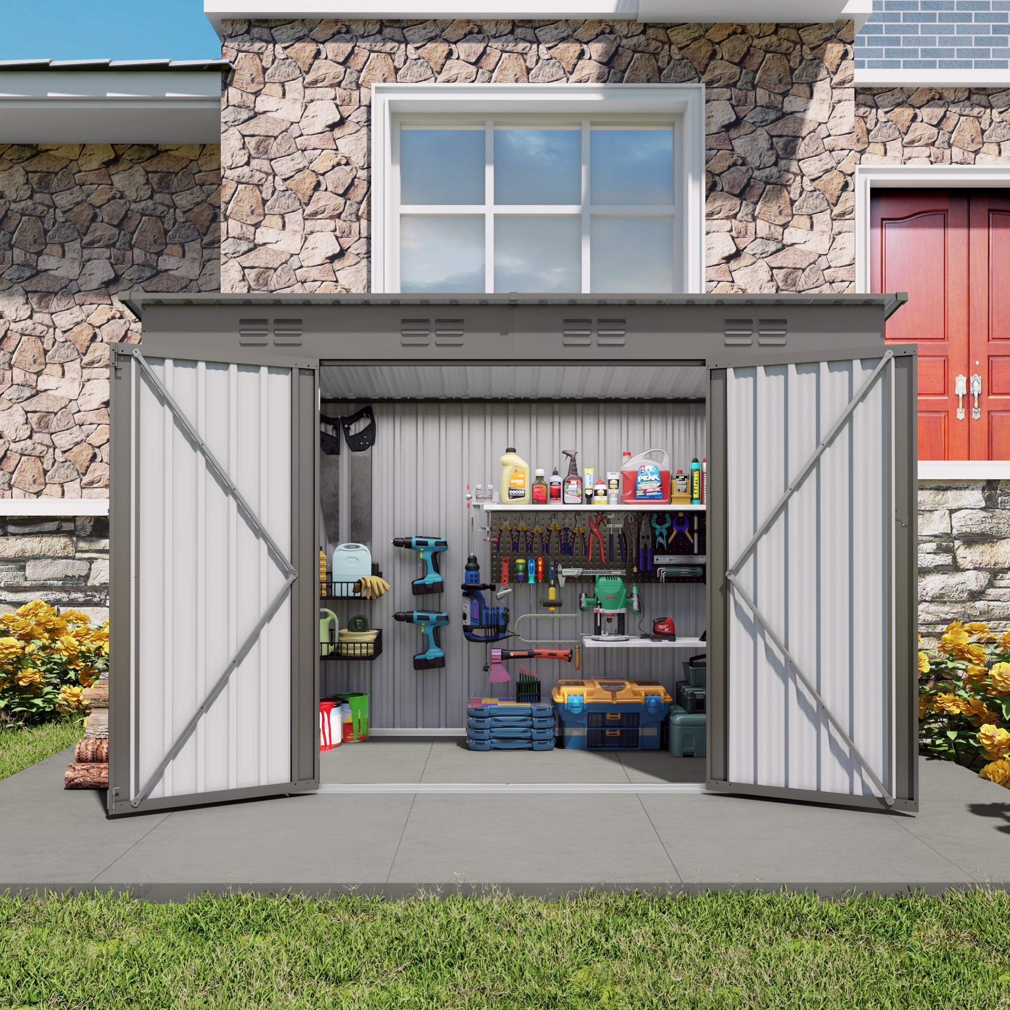 4 x 9 FT Outdoor Storage Shed