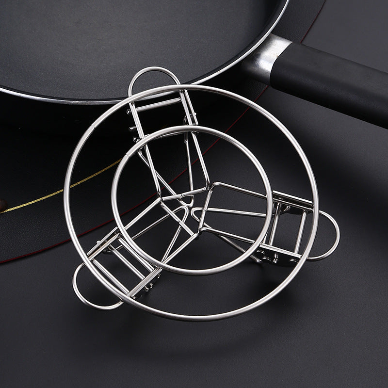 304 Stainless Steel Extendable Multifunctional Folding Steamer Rack