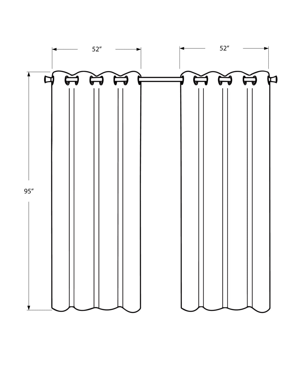 2-Piece Blackout Curtain Panel Set