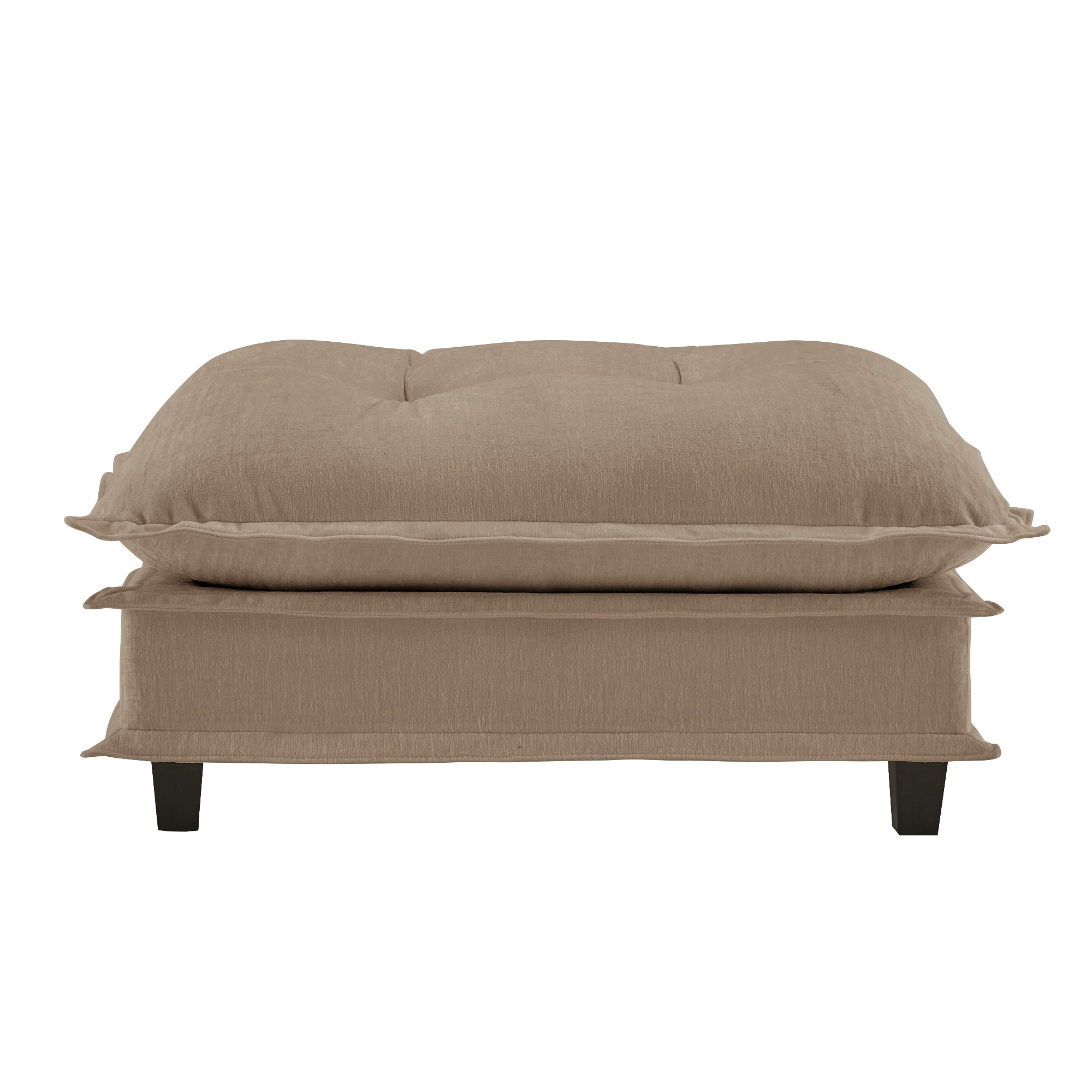 73 Ottoman Chenille - Light Coffee