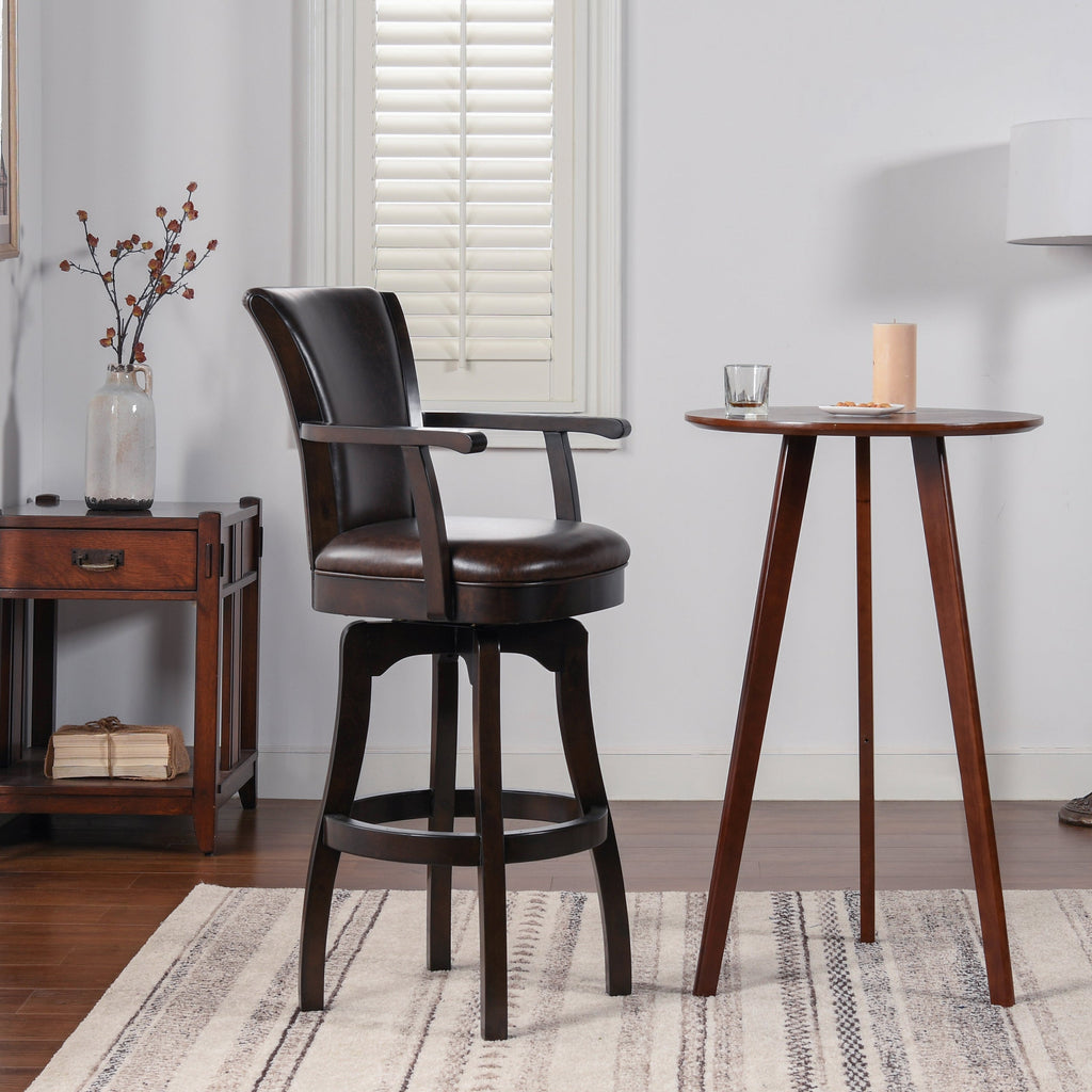 Williams 31" Swivel Bar Stool with Armrests