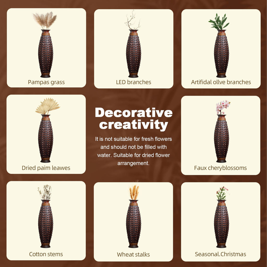 Handwoven Bamboo Vase