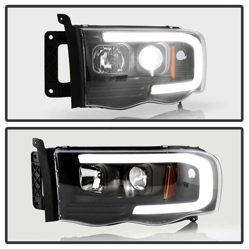 Spyder Dodge Ram 1500 02-05/Ram 2500/3500 03-05 High-Power LED Headlights - Black PRO-YD-DR02V2PL-BK 5088079