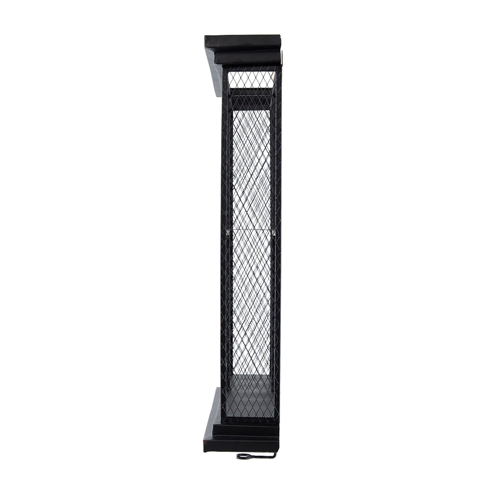 Stylish Black Wine Shelf