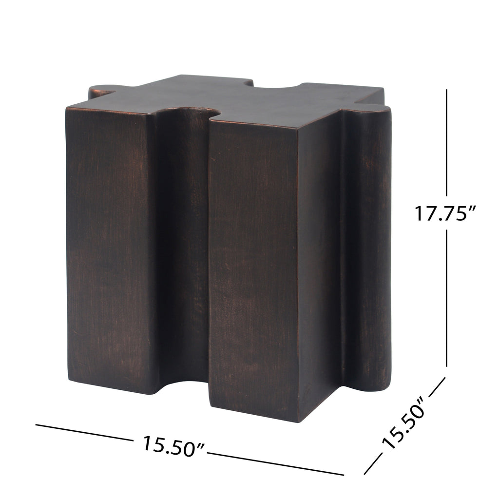 3-Piece Artistic Puzzle Table Set