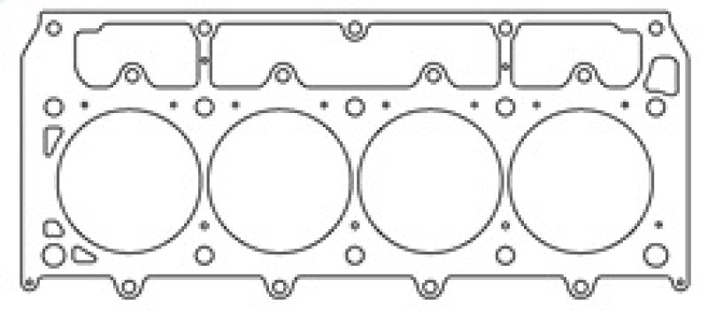 Cometic Gasket Cometic GM LSX Gen-4 Small Block V8 .070in MLS Cylinder Head Gasket - 4.185in Bore - RHS C5935-070