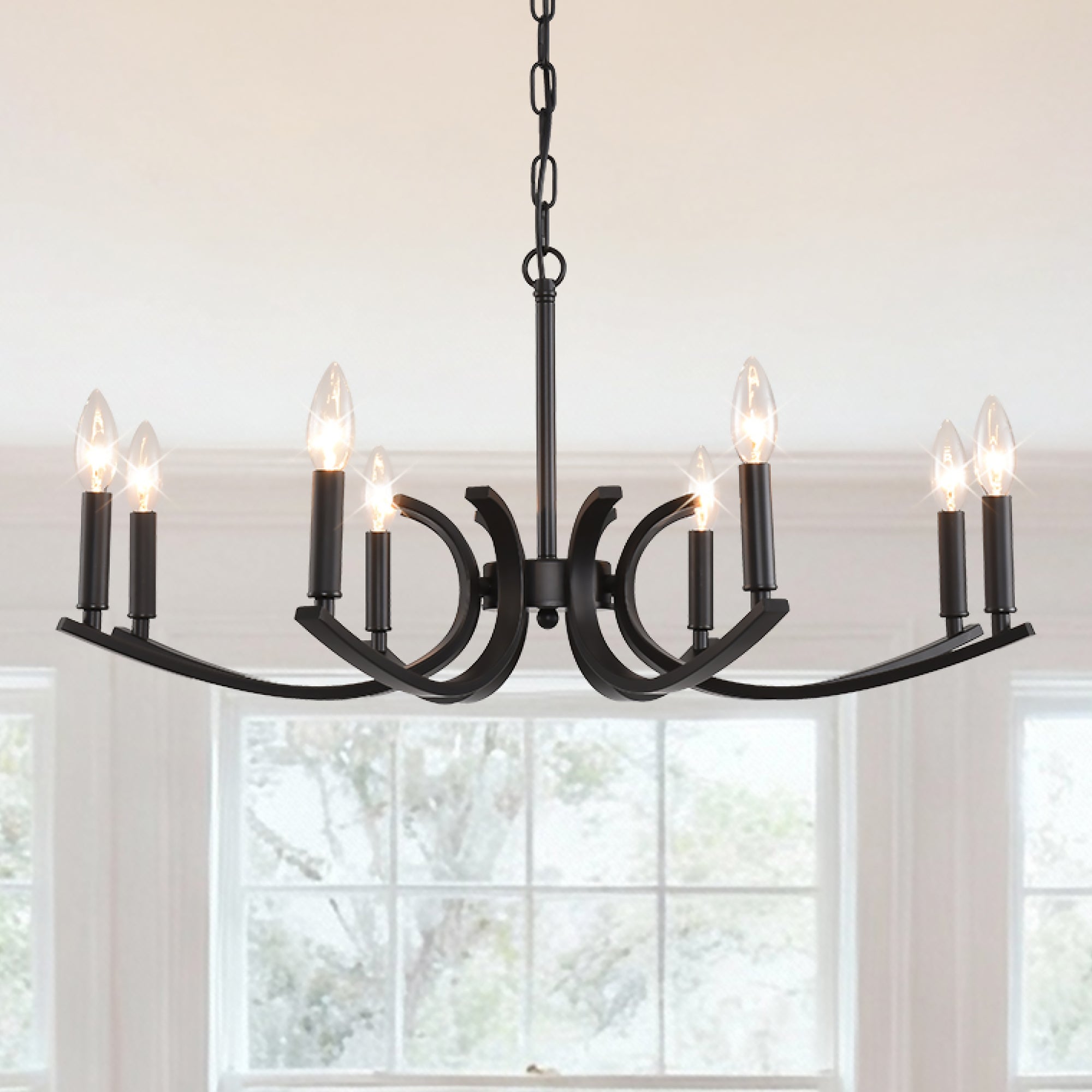 8-Light Farmhouse Chandelier